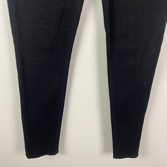 Rag & Bone High Rise Skinny Jeans in Black Coal Size 31 - Picture 3 of 12